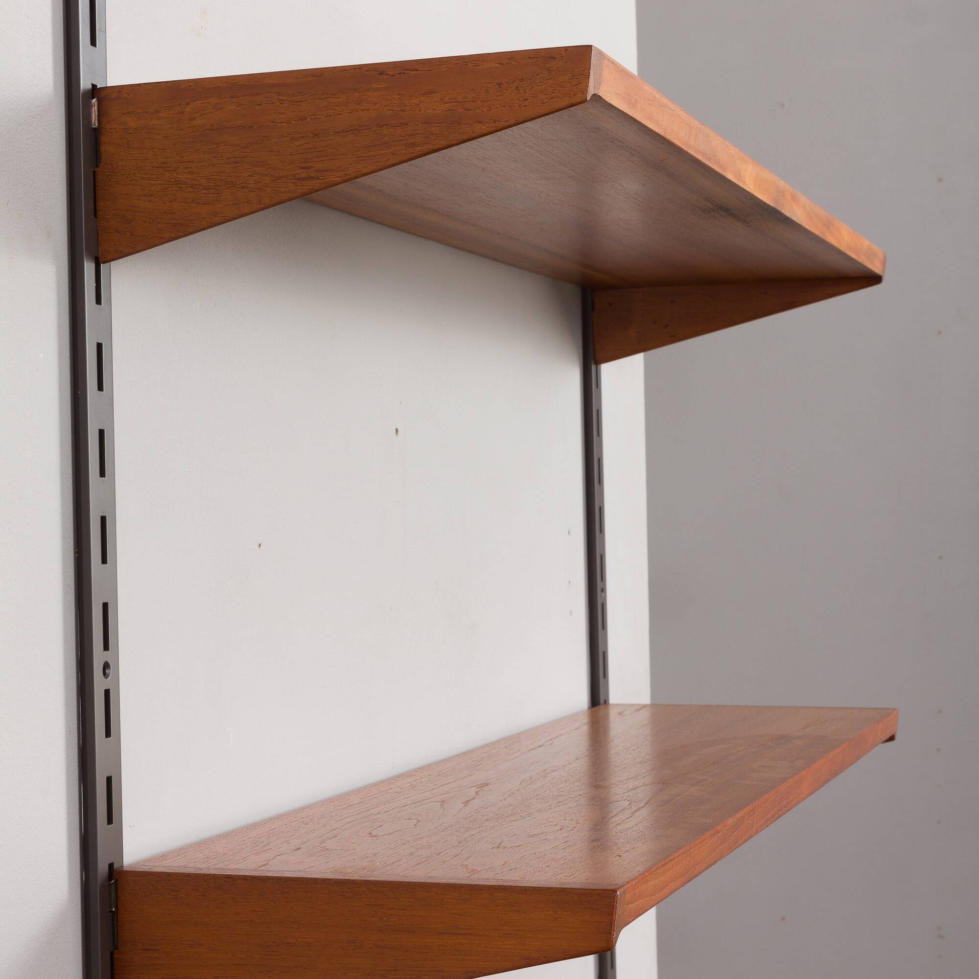 Kai Kristiansen set of 3 teak shelves for FM Mobler, Denmark 1960s
