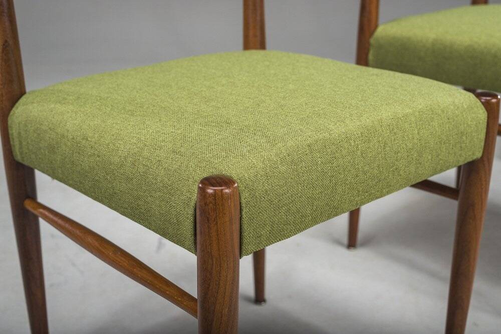 Set of 4 teak dining chairs by Lübke, 1960s