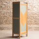Wardrobe restyled in smoked green