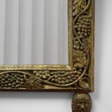 gilded wood mirror, XXth c.