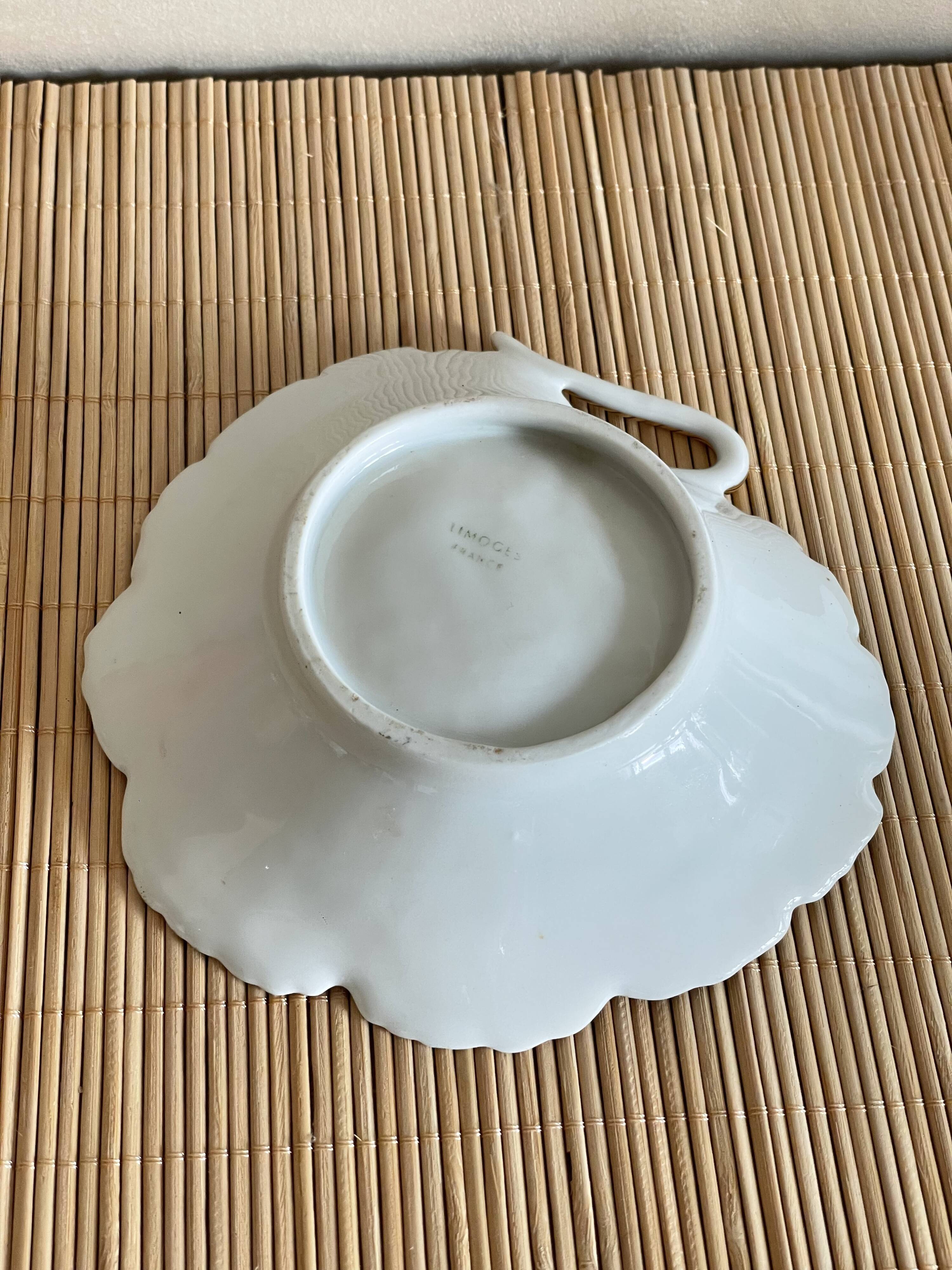 Vide poche feuille Limoges