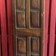 France old 18th century walnut closet door. Composed of 8 finely carved panels.