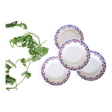 Set de 4 assiettes à dessert, Moulin des Loups