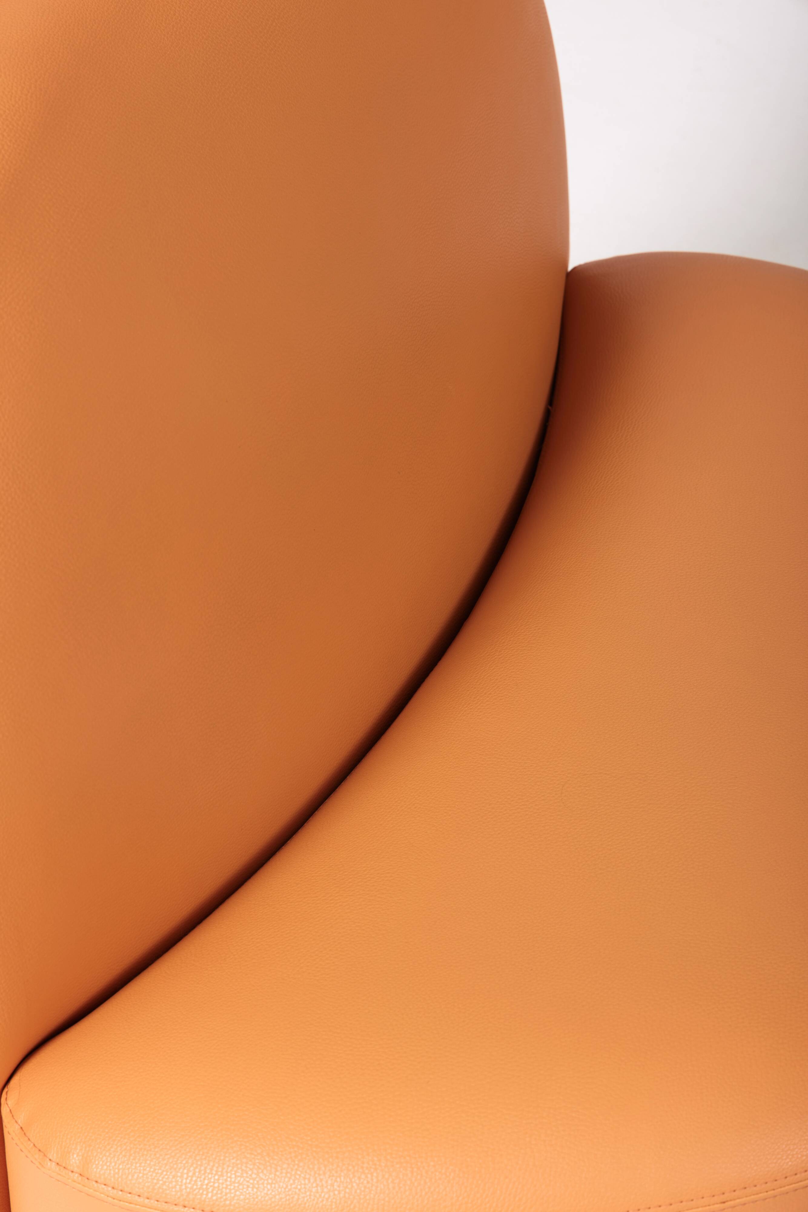 Fauteuil en cuir Elysée par Pierre Paulin édition Ligne Roset