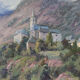 Vicente Gomez Fuste - Post Impressionist Village and Mountains