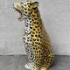 Large ceramic leopard sculpture, Italy, 1960s