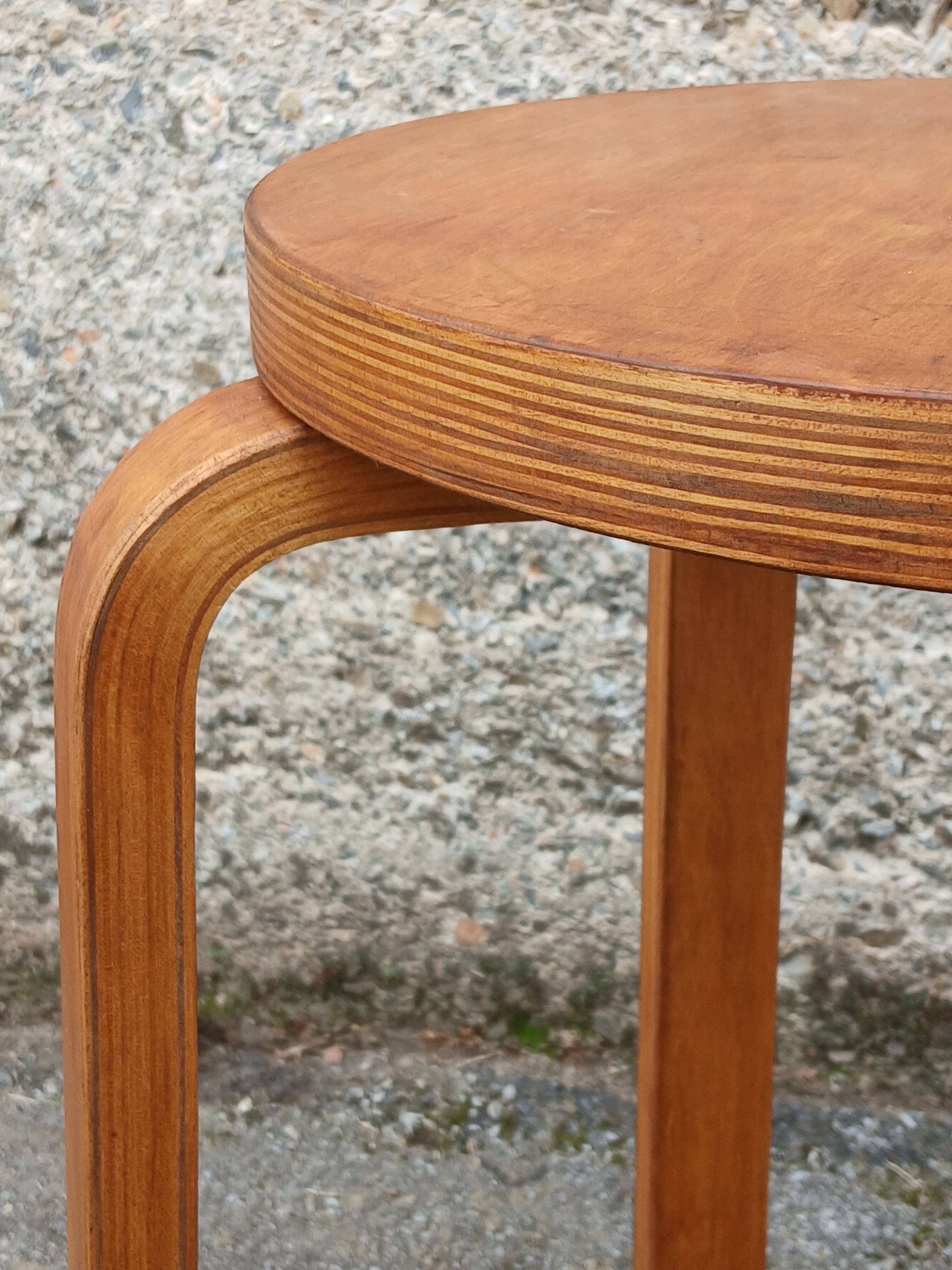 Alvar Aalto stool from the 1950s/60s