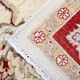 Red Cream Wool Ziegler Rug Handwoven Floral Carpet- 200x282