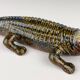 Vintage ceramic crocodile sculpture from Bassano, Italy, 1980s.