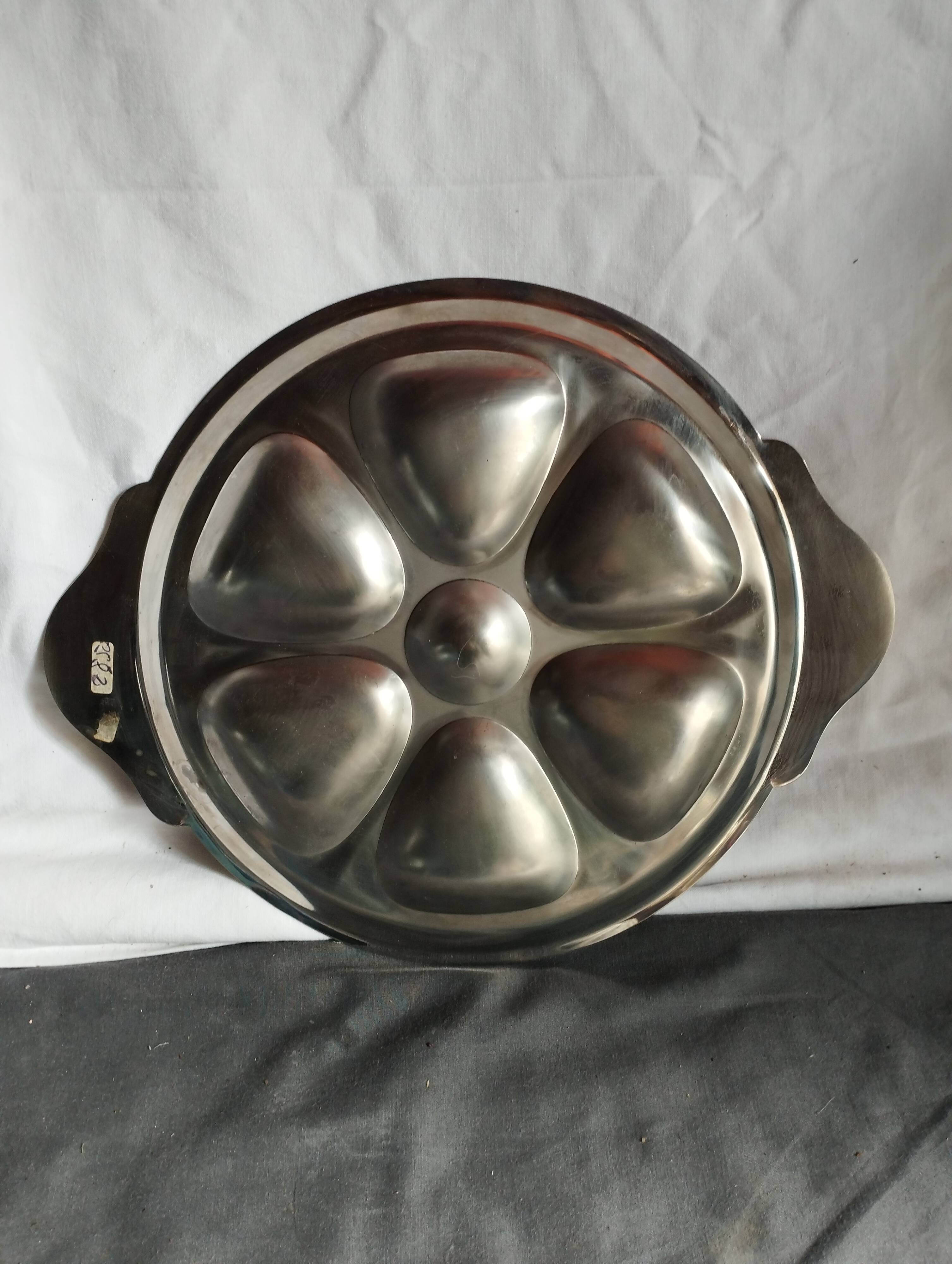 stainless steel oyster plate