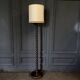 Floor lamp in the style of Charles Dudouyt 20th century turned wood