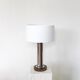 Lampe art deco bois exotique 1950 France