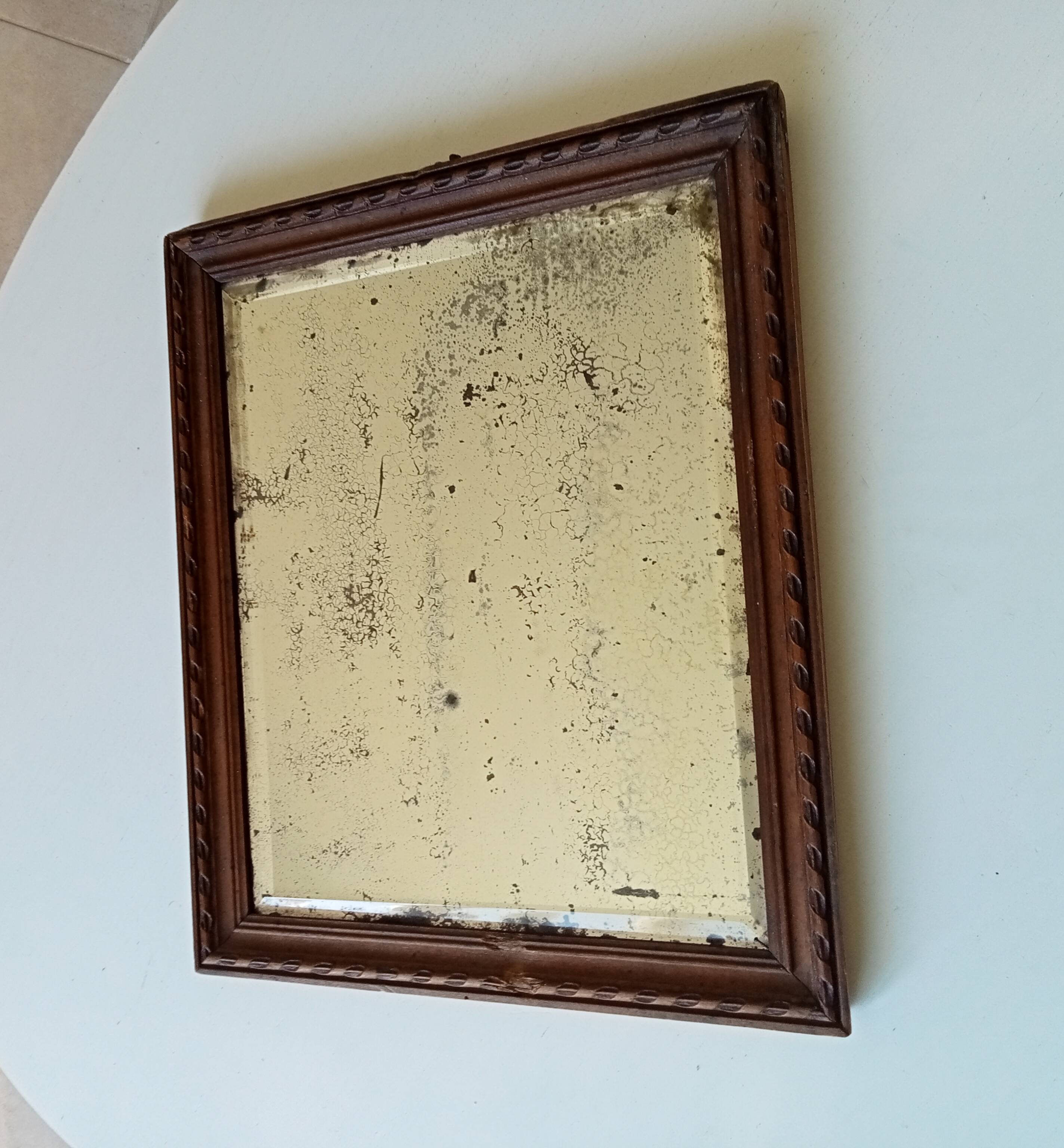 Old beveled mirror 36*30