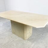 Vintage marble dining table, 1970s