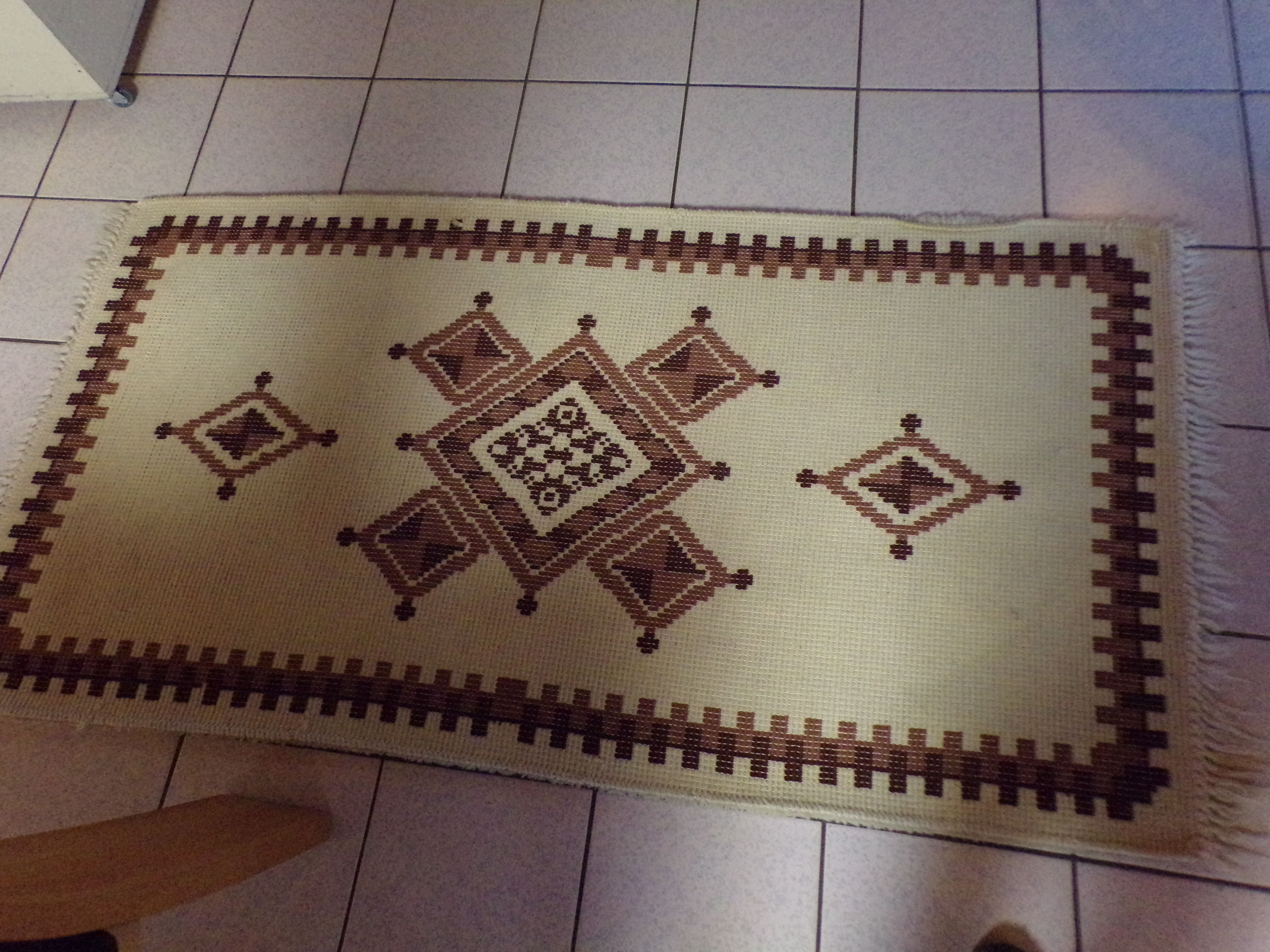 Handmade vintage wool carpets  93x175cm