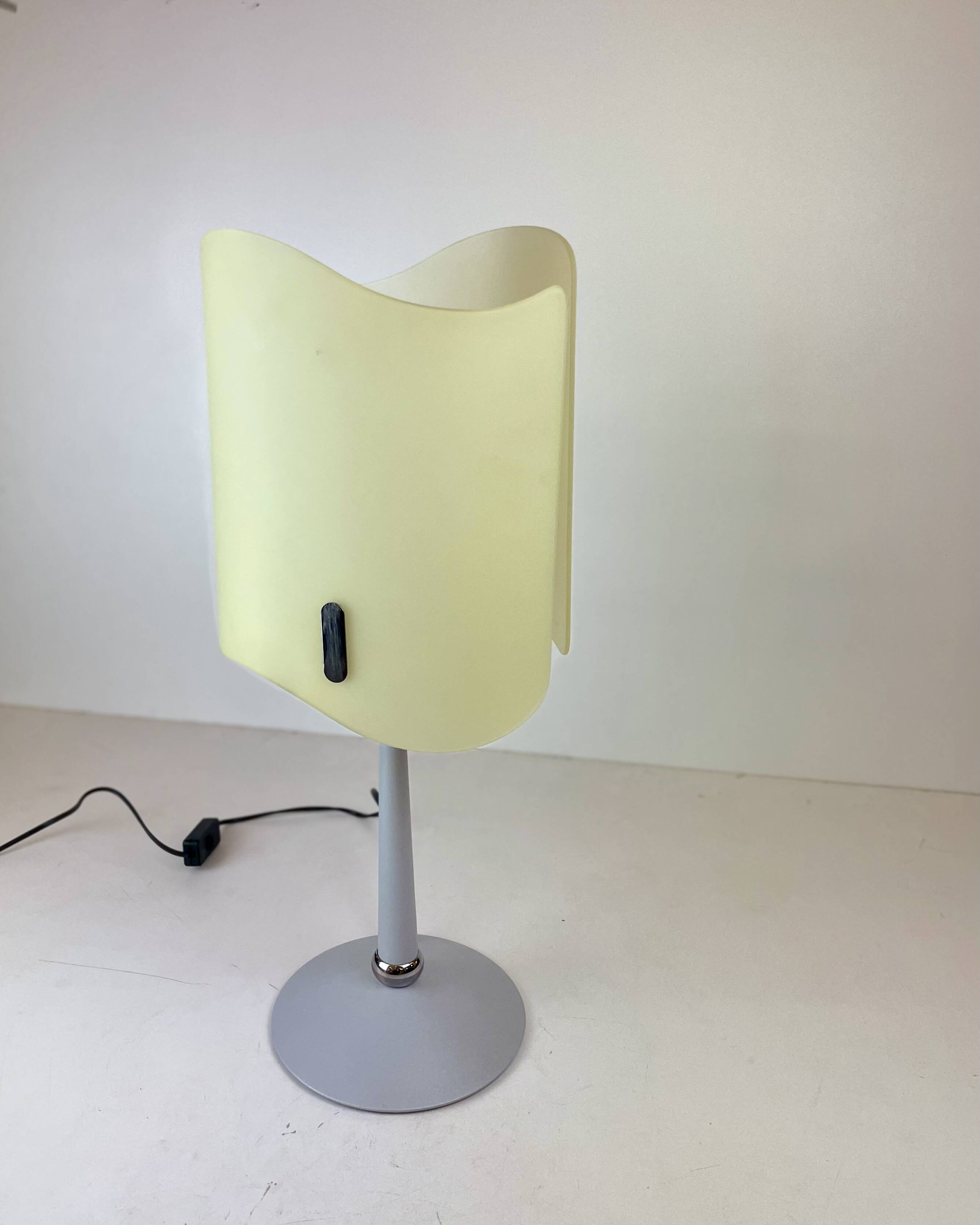 Italian Opaline Table Lamp, 1990s