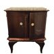 Vintage Mahogany Nightstand with Marble Top