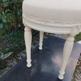 Antique Louis XVI style pouf stool
