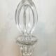 Carved glass bottle