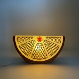 Orange quarter table lamp Seletti and Sanpellegrino