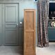Oak filing cabinet with curtains (renovated)