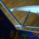 Folding camping children's chair, vintage 1970s