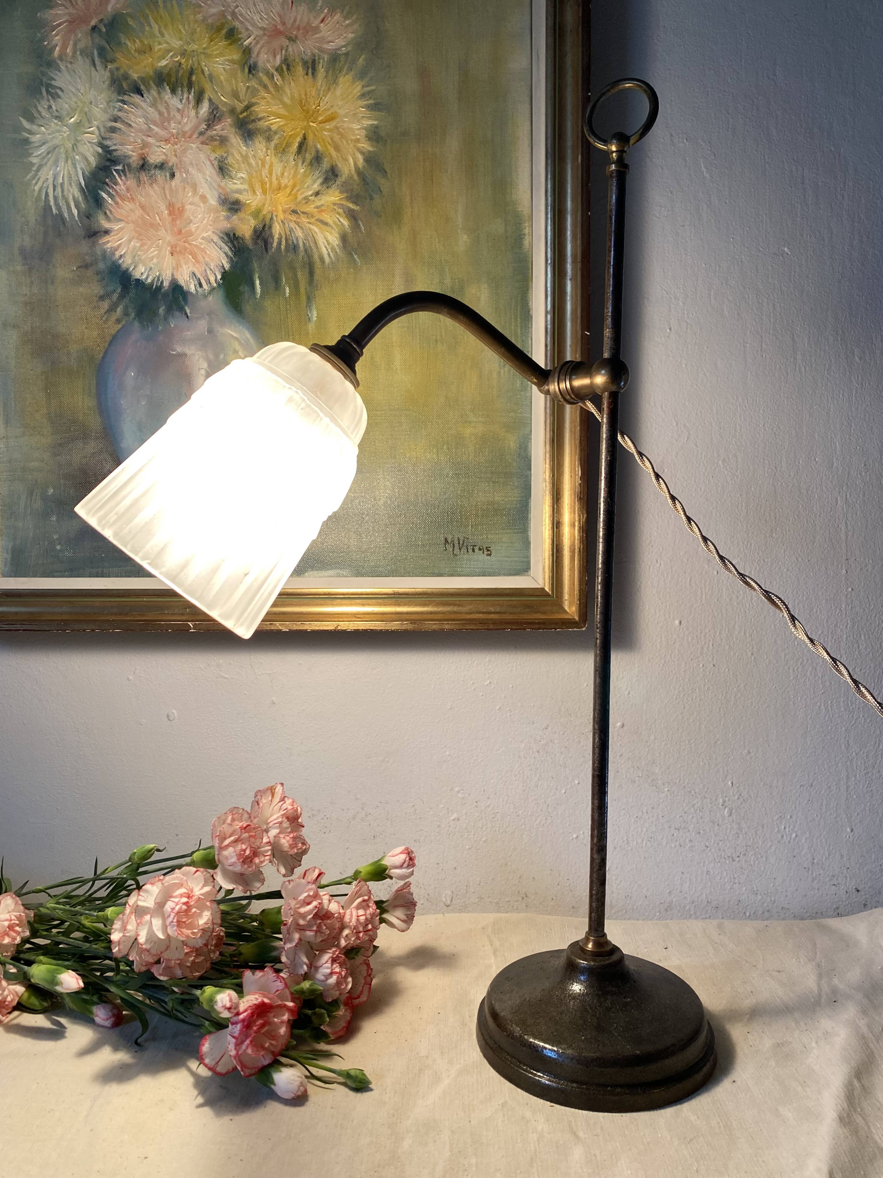 Jeweller's lamp, desk lamp, workshop early 20th century