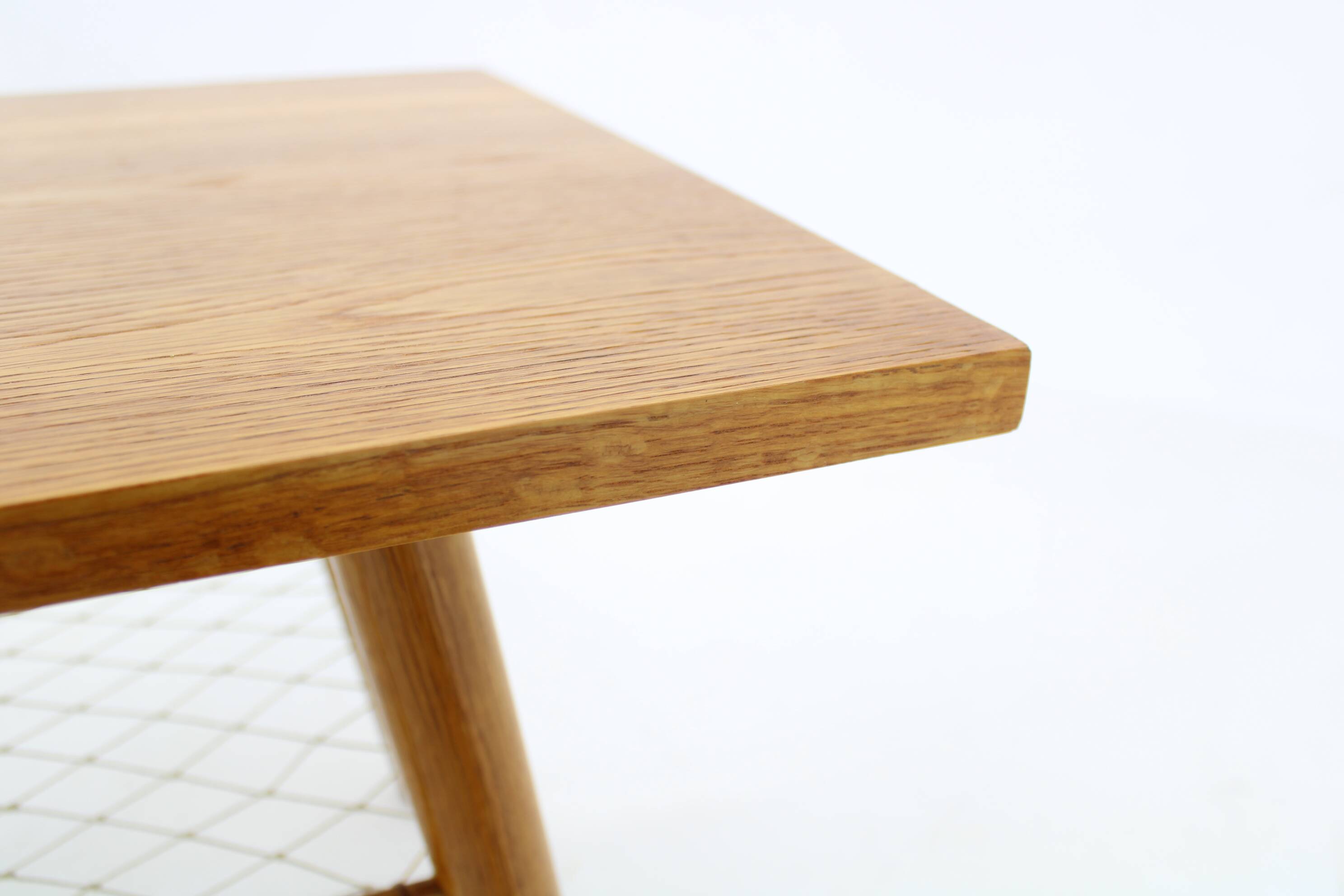 1960s Oak Side/Coffee Table, Czechoslovakia