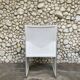 Fauteuil en cuir blanc, Tito Agnoli pour Matteo Grassi, Italie, 1970-80s