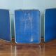 Vintage folding triptych barber mirror
