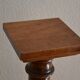 Wooden column pedestal in Louis XVI style, height: 93 cm.