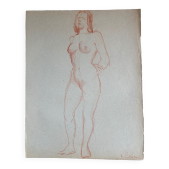 Dessin de nu féminin