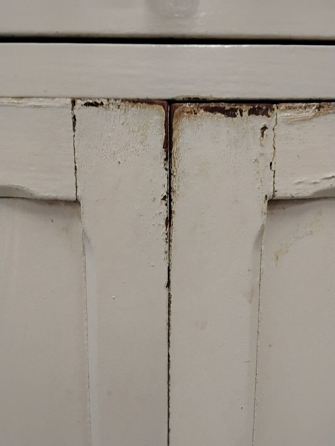 Old wooden Parisian buffet