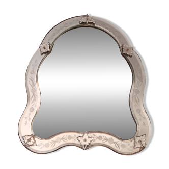 Venetian glass mirror
