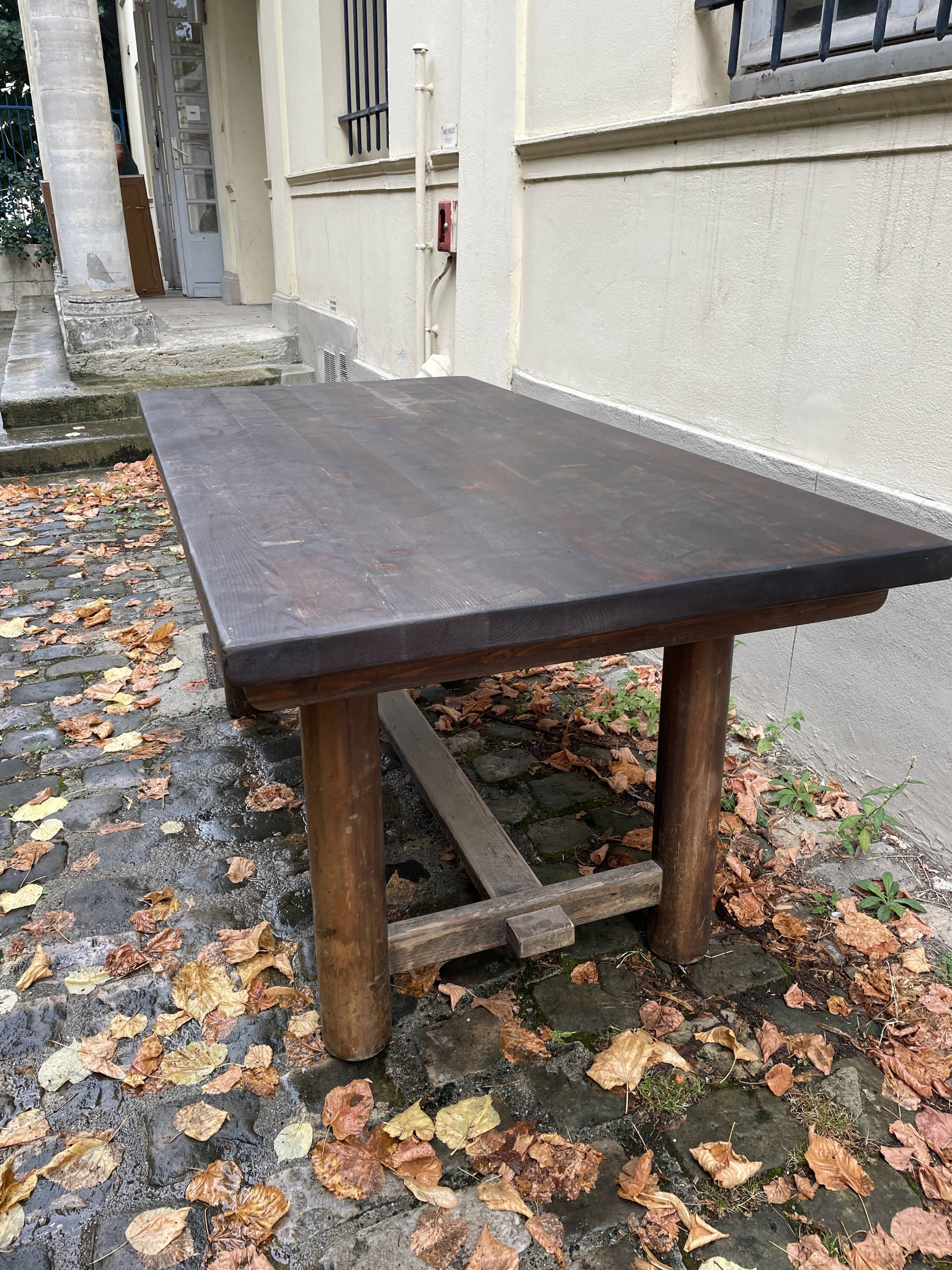 Rustic farmhouse table
