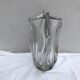 Ancient vase shape cut glass mold transparent design vintage