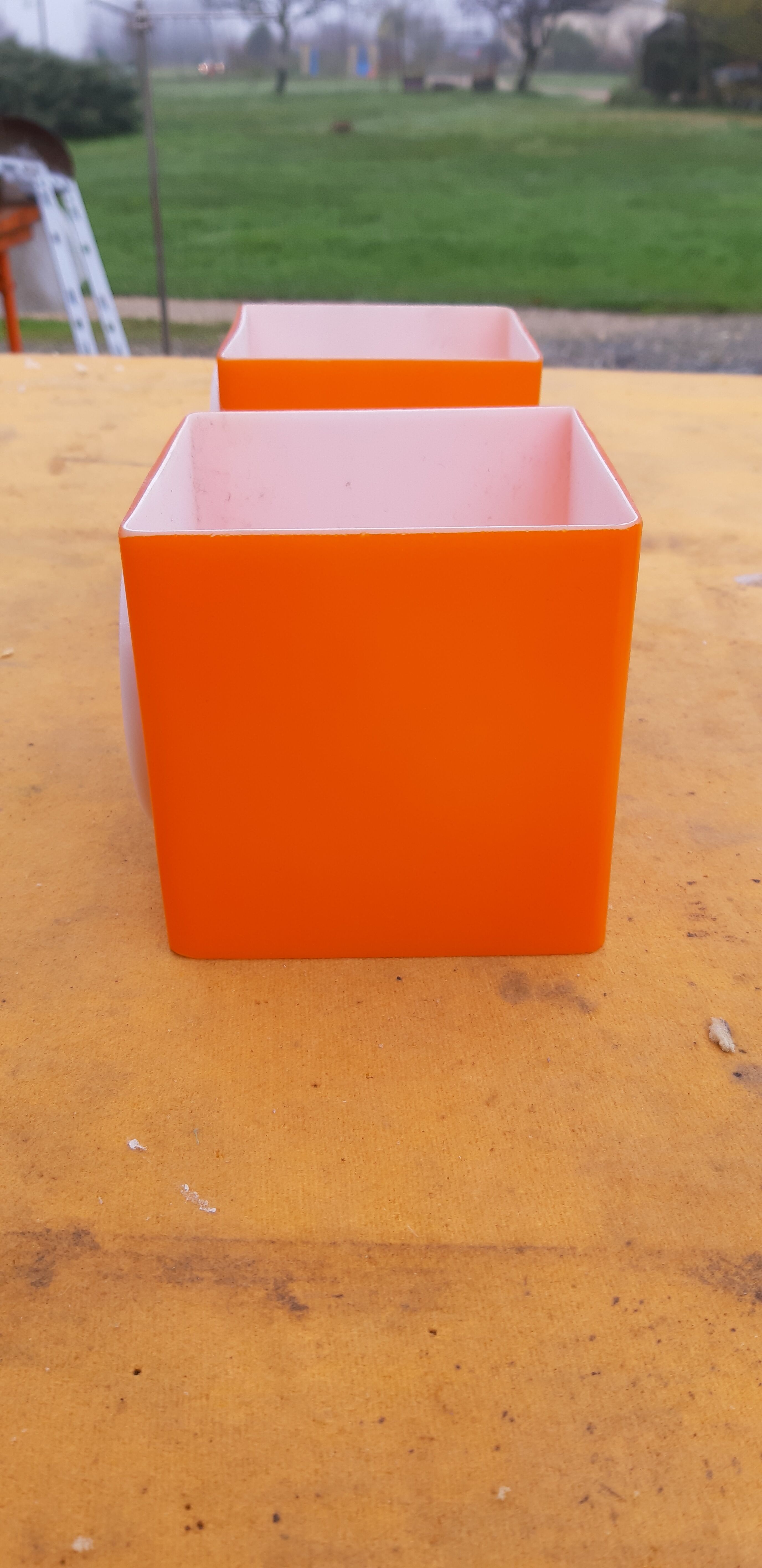 Pair of vintage wall lamps from the 70s