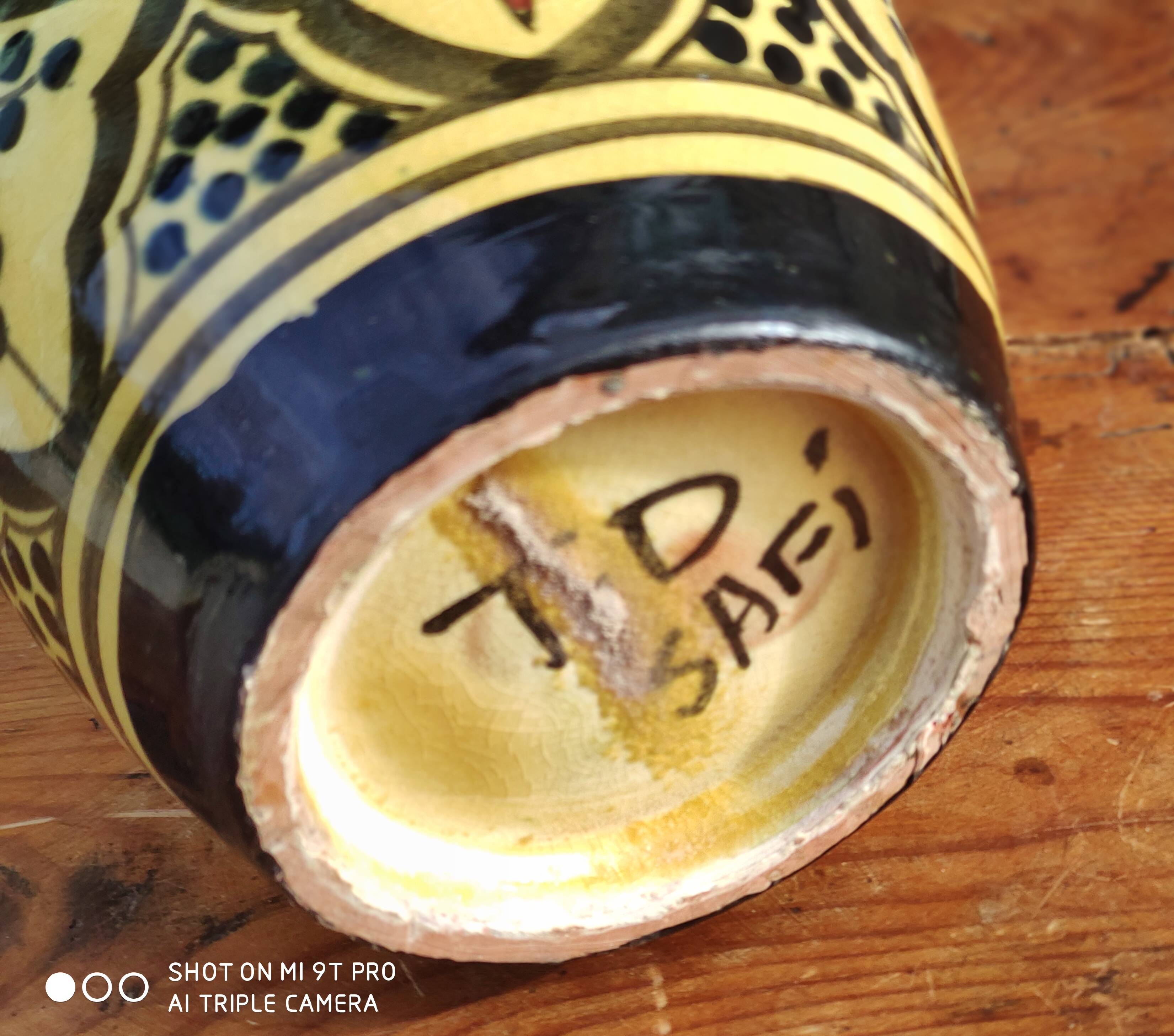 Moroccan ceramic vase