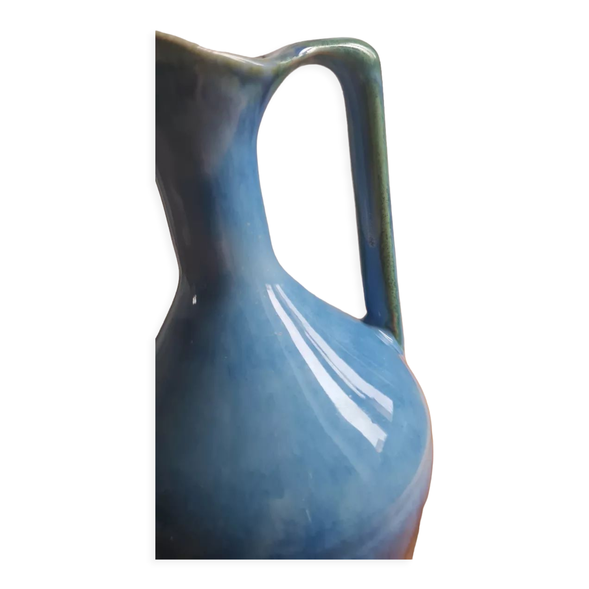 Vintage earthenware soliflore vase