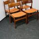 Vintage teak dining chairs