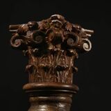 Oak Torso Column, 18th Century