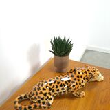 Porcelain statue leopard vintage