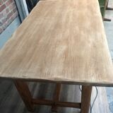 Old artisanal farmhouse table solid oak