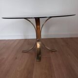 Table basse en verre des années 1970