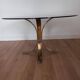 Table basse en verre des années 1970