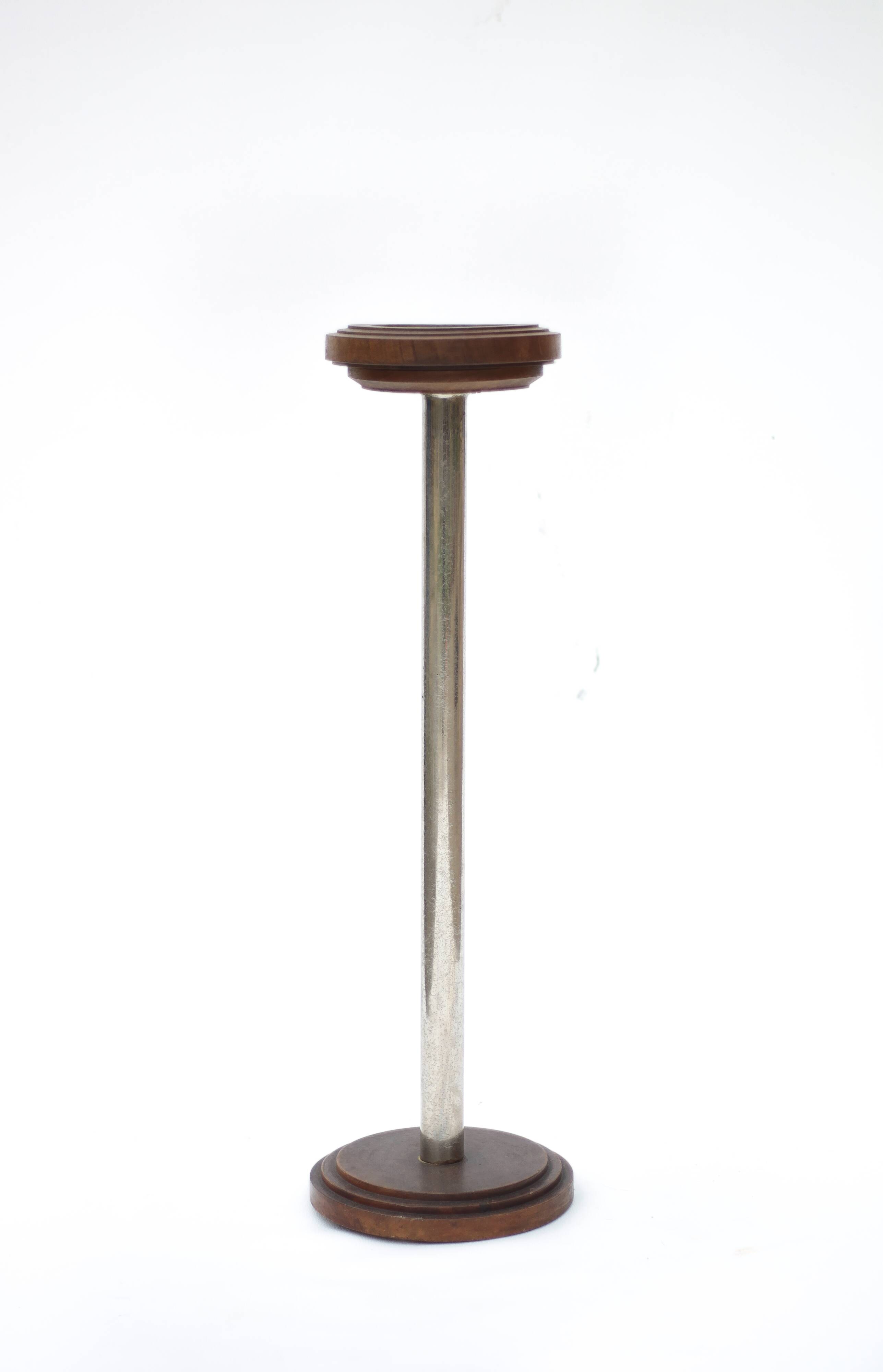 Vintage ashtray, Art Deco floor ashtray or side table, catch-all tray.