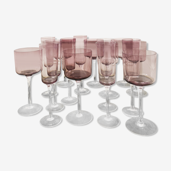 16 verres de champagne et vin/eau Villeroy & Boch