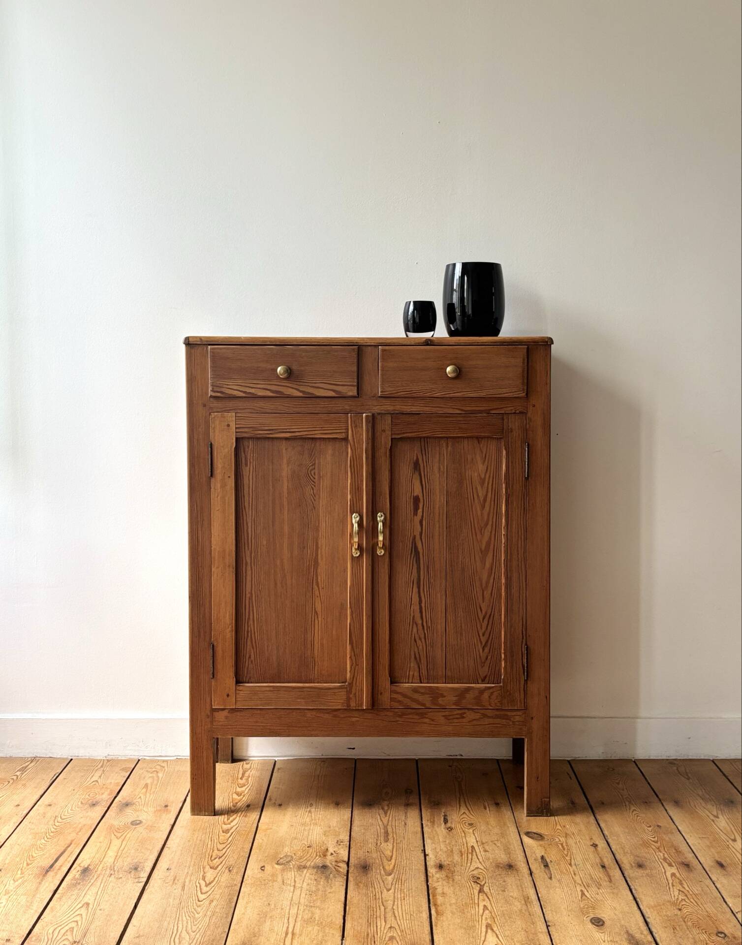 Massive pitch pine buffet