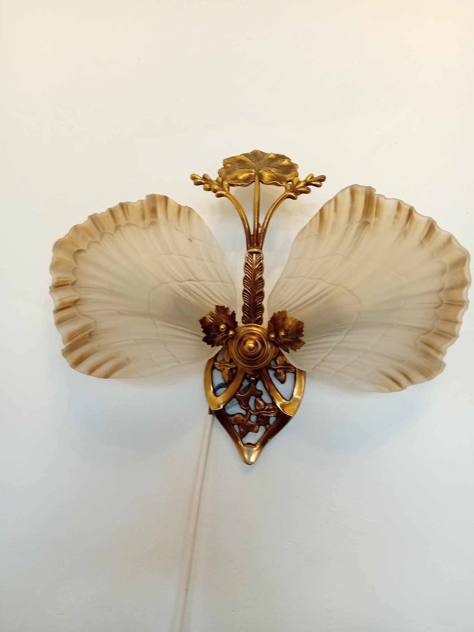 Hollywood Regency wall light, 60s/70s