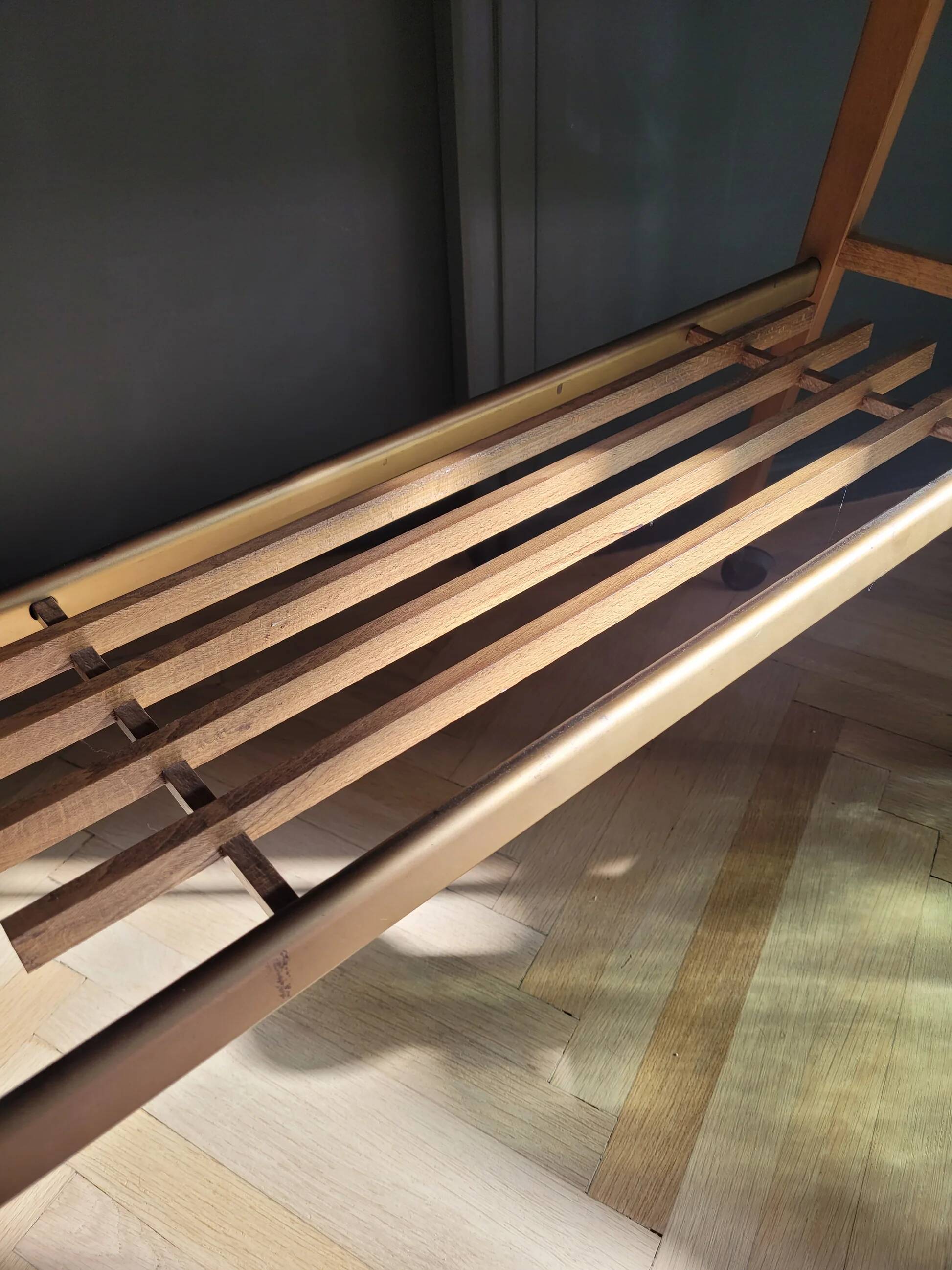 Ciatti wooden trolley on wheels